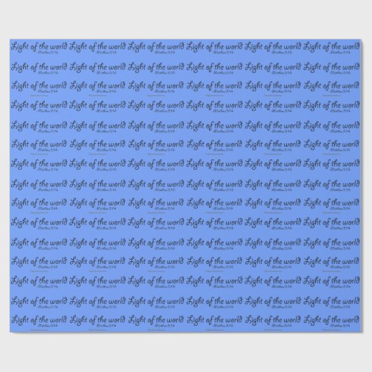 Licht der Welt christlich Geschenkpapier (Flach)