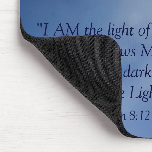 Licht der Welt christliches Mousepad (Ecke)