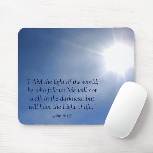 Licht der Welt christliches Mousepad (Mit Mouse)
