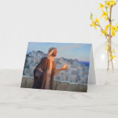 Licht der Welt-Grußkarte Karte (Gelbe Blume)