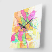 Licht des Raumes Quadratische Wanduhr (Winkel)