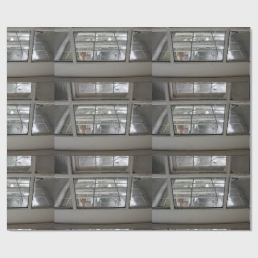 Licht durch alten Hütten-jedes Anlass der Fenster Geschenkpapier (Flach)