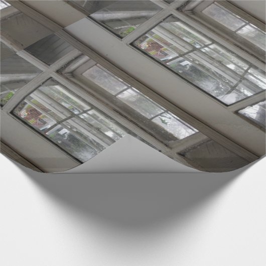 Licht durch alten Hütten-jedes Anlass der Fenster Geschenkpapier (Ecke)