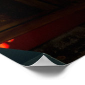 Licht durch Fenster des Mesh Poster (Ecke)