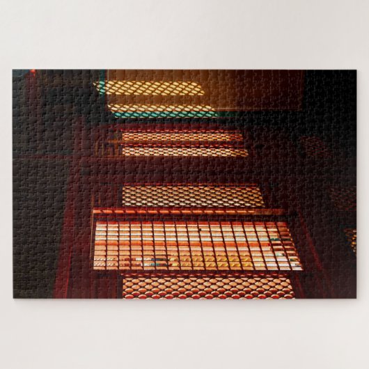 Licht durch Fenster des Mesh Puzzle (Horizontal)