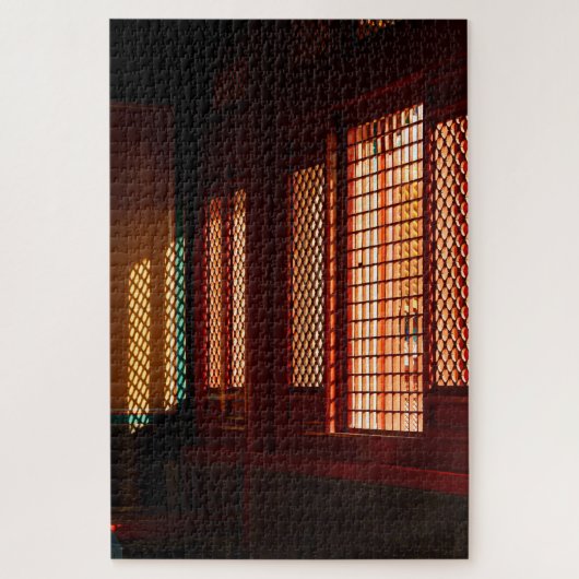 Licht durch Fenster des Mesh Puzzle (Vertikal)