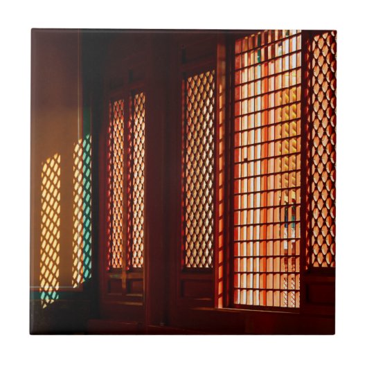 Licht durch Mesh-Fensteröffnungen Fliese (Vorderseite)