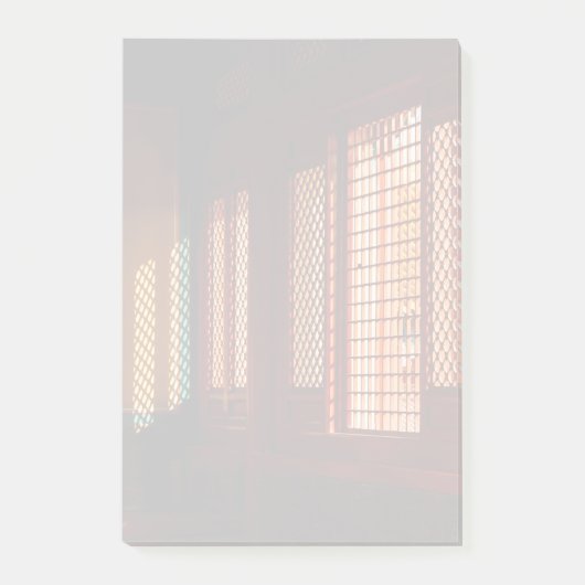 Licht durch Mesh-Fensteröffnungen Post-it Klebezettel (Vorderseite)