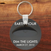 Licht ein / Aus - Licht für die Erd-Stunde Schlüsselanhänger (Vorderseite)