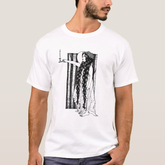 Licht eine Kerze T-Shirt (Vorderseite)