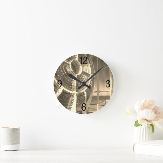 Licht eines Leuchtturms Runde Wanduhr (Zuhause)