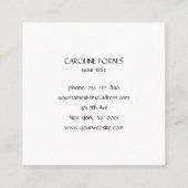 Licht Energie Yoga Visitenkarte (Rückseite)