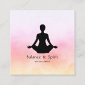 Licht Energie Yoga Visitenkarte (Vorderseite)