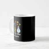 Licht es auf blauer Autismus Bewusstsein Lamp Puzz Kaffeetasse (Vorderseite Links)