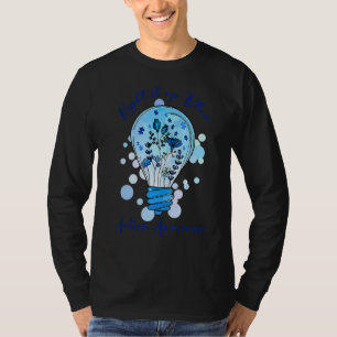 Licht es auf Blue Autismus ich tragen Blau für Bew T-Shirt