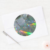 Licht fantastisch! runder aufkleber (Umschlag)