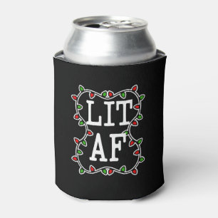 Licht-Feiertag Lit AF kann lustiger Dosenkühler