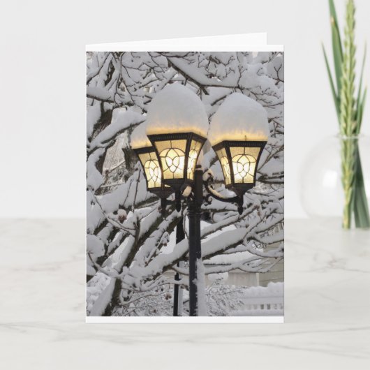 Licht Feiertagskarte (Vorderseite)