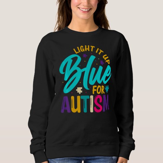 Licht für Autismus Sweatshirt (Vorderseite)