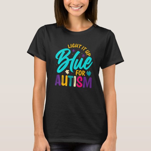 Licht für Autismus T-Shirt (Vorderseite)