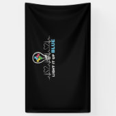 Licht für blaues Autismus Banner (Vertikal)