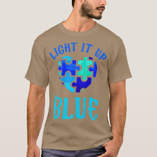 Licht für blaues Autismus-Bewusstsein 1 T-Shirt