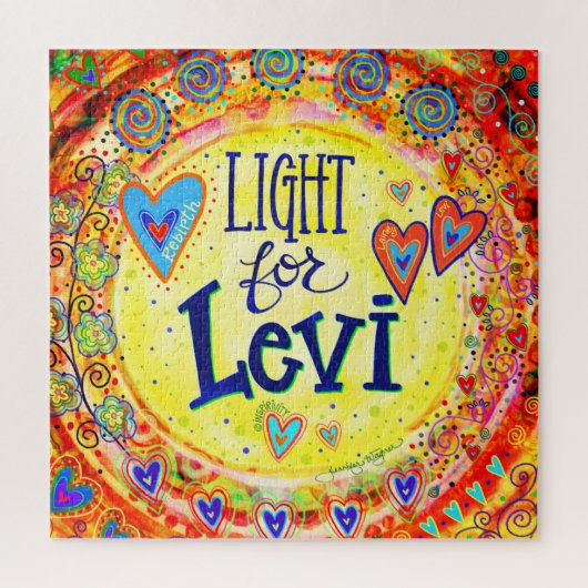 "Licht für Levi" Inspirivity Jigsaw Puzzle (Vertikal)