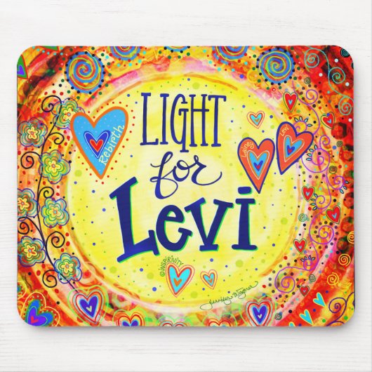 Licht für Levi "Inspirivity" Mousepad (Vorne)