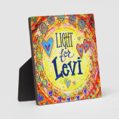 Licht für Levi "Inspirivity" Plaque Fotoplatte (Vorderseite)