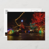 Licht für Weihnachts-Post-Card Postkarte (Vorne/Hinten)