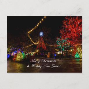 Licht für Weihnachtspostkarte Postkarte