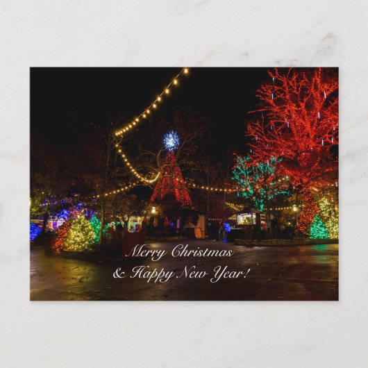 Licht für Weihnachtspostkarte Postkarte (Vorderseite)