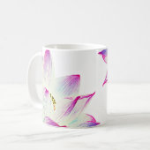 *~* Licht gefüllte Yoga-Massage Etheral Lotuss Kaffeetasse (Vorderseite Links)