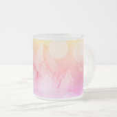 *~* Licht gefüllter Kristallyoga Reiki Mattglastasse (VorderseiteRechts)