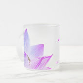 *~* Licht gefülltes Namaste Lotus Reiki Mattglastasse (Vorderseite Links)