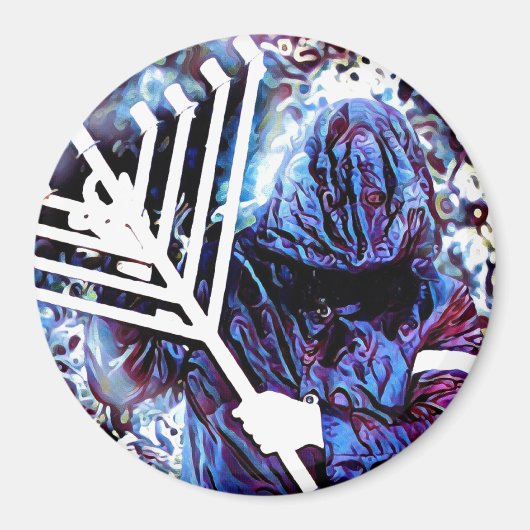 Licht gegen Dunkelheit Magnet (Vorne)