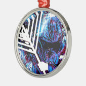 Licht gegen Dunkelheit Ornament Aus Metall (Links)