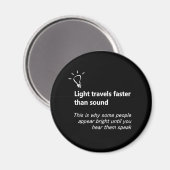 Licht geht schneller als Sound Magnet (Vorderseite/Rückseite)