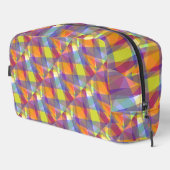 Licht Geometrisch - Dopp Kit Waschbeutel (Rechte Ecke)