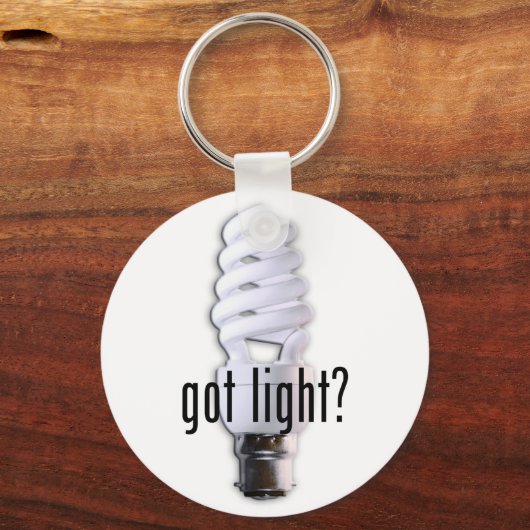 Licht got? schlüsselanhänger (Vorderseite)