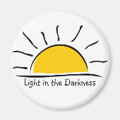 Licht im Dunkelheitsmagnet Magnet (Vorne)