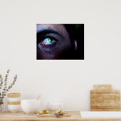 Licht im Dunkeln Poster (Küche)