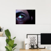 Licht im Dunkeln Poster (Heimbüro)