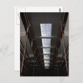 Licht im Gefängnis von Alcatraz Postkarte (Vorne/Hinten)