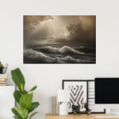 Licht im Sturm Poster (Heimbüro)