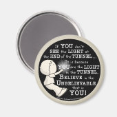 Licht im Tunnel Magnet (Vorderseite/Rückseite)