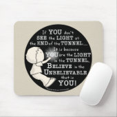 Licht im Tunnel Mousepad (Mit Mouse)