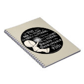 Licht im Tunnel Notizblock (Rechte Seite)