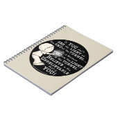 Licht im Tunnel Notizblock (Linke Seite)