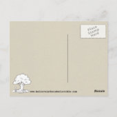 Licht im Tunnel Postkarte (Rückseite)